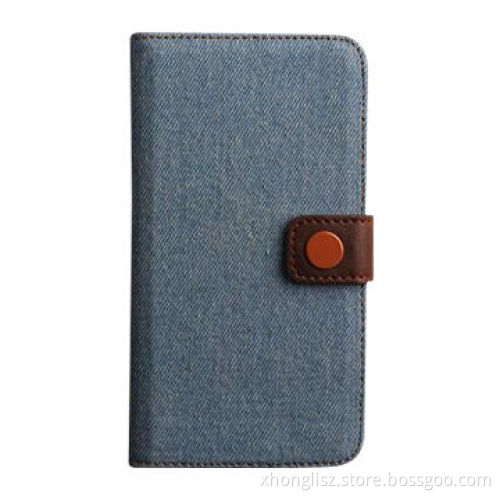 Jeans notebook style mobile phone cases for Samsung S5